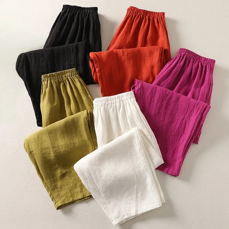 Amber | Comfortable & Breathable Linen Pants