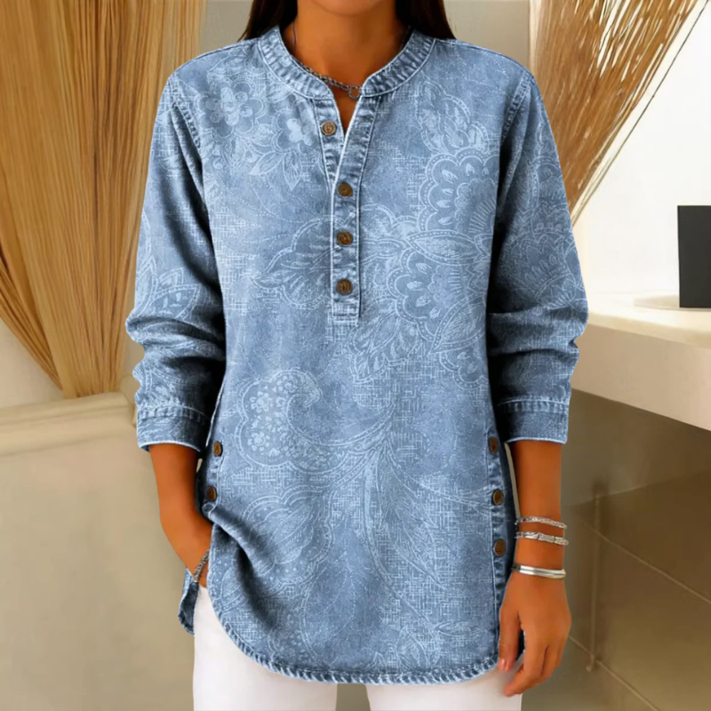 Livia | Stylish & Comfortable Button-up Blouse