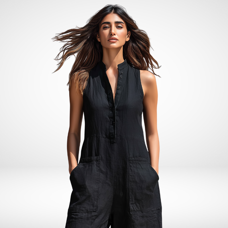 Amber | Breathable Linen Jumpsuit