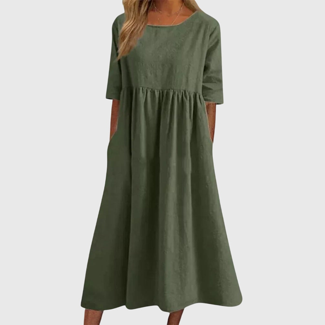 Hailey | Elegant Short-Sleeved Dress