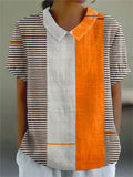 Lena | Block Striped Shirt Relaxed Fit