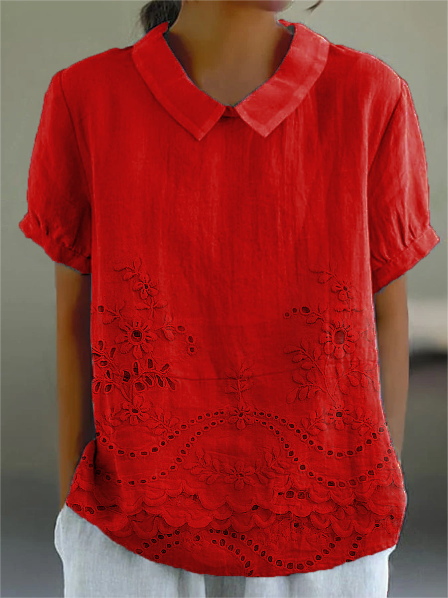 Lily | Embroidered Shirt Relaxed Fit