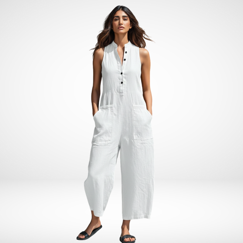 Amber | Breathable Linen Jumpsuit