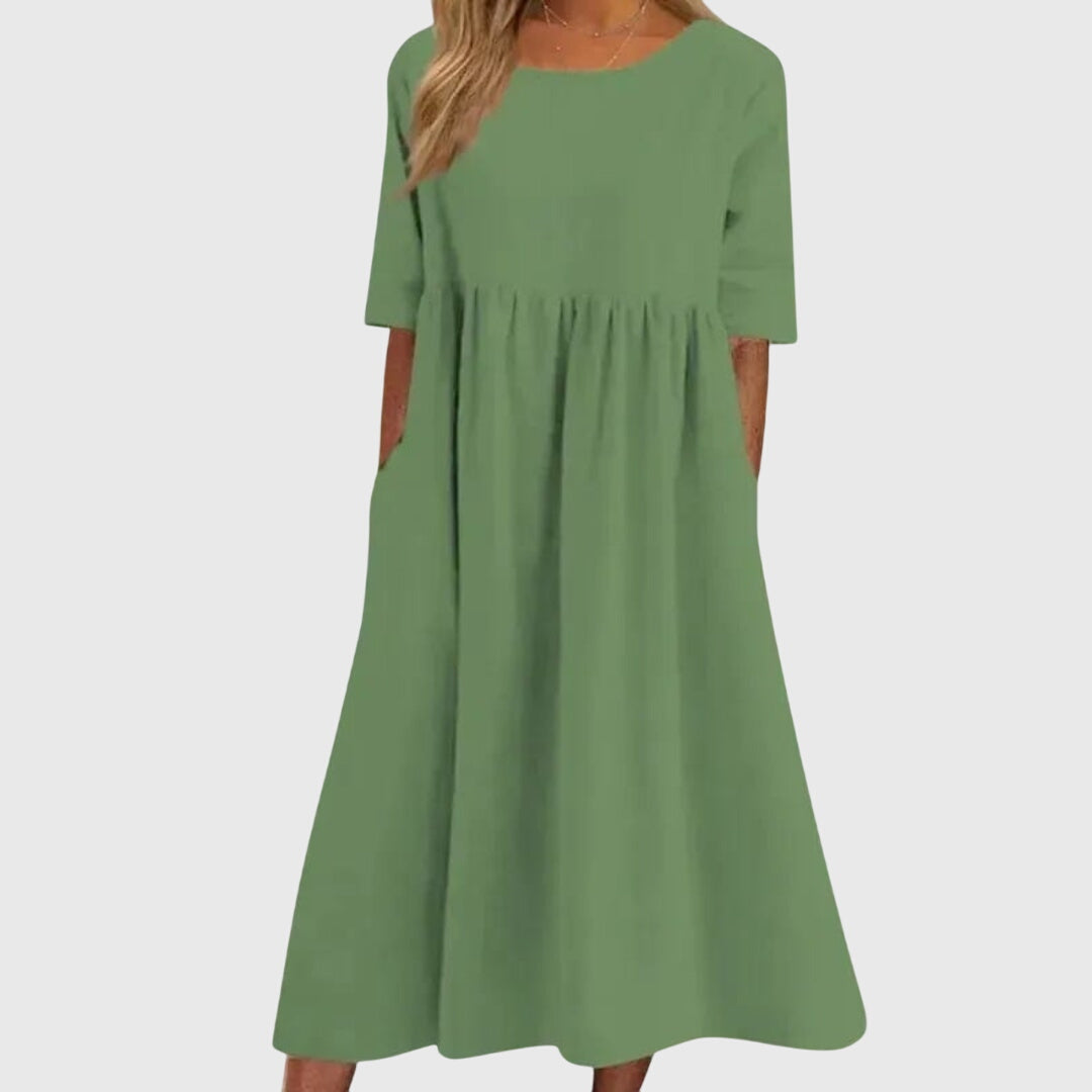Hailey | Elegant Short-Sleeved Dress