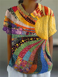 Lila | Patchwork Shirt Relaxed Fit