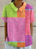 Zoe | Patchwork Shirt Relaxed Fit