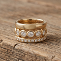 Magica Gold Forged Rings