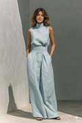 Maria | Minimalist tank top & wide-leg pants set