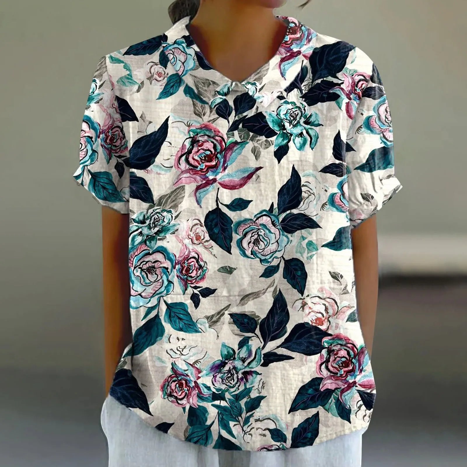 Mila | Vintage Floral Shirt Relaxed Fit