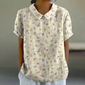 Mila | Pastel Floral Shirt Relaxed Fit