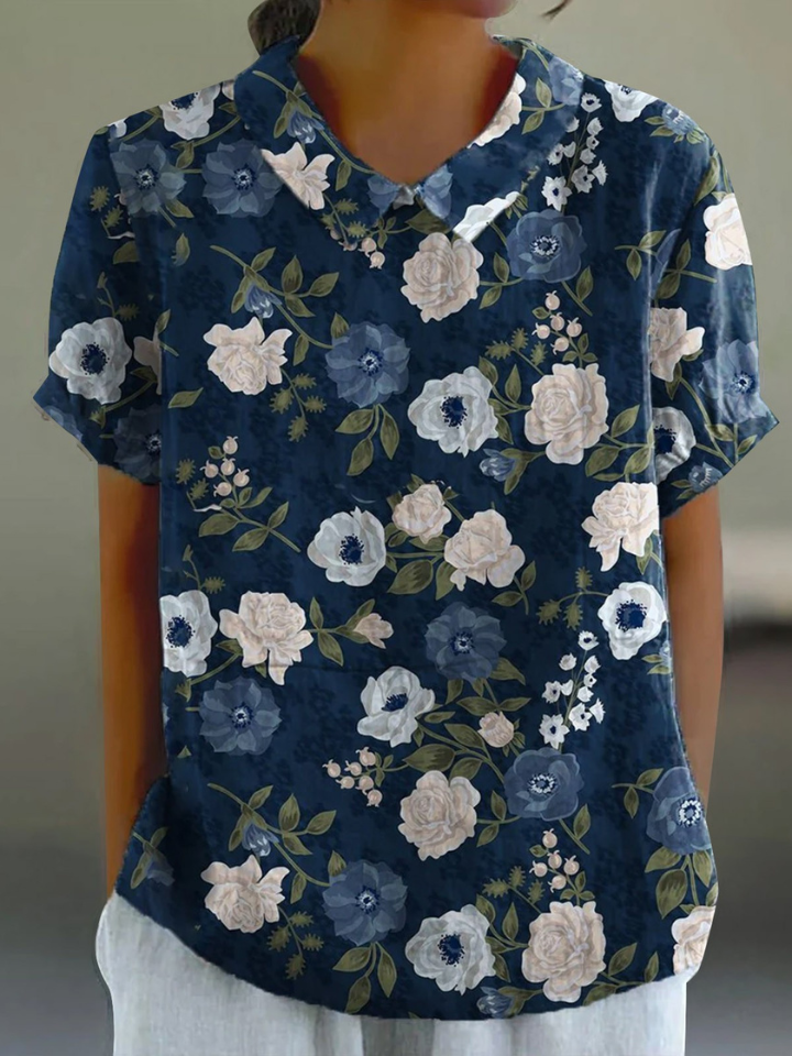 Stellah | Midnight Bloom Shirt Relaxed Fit