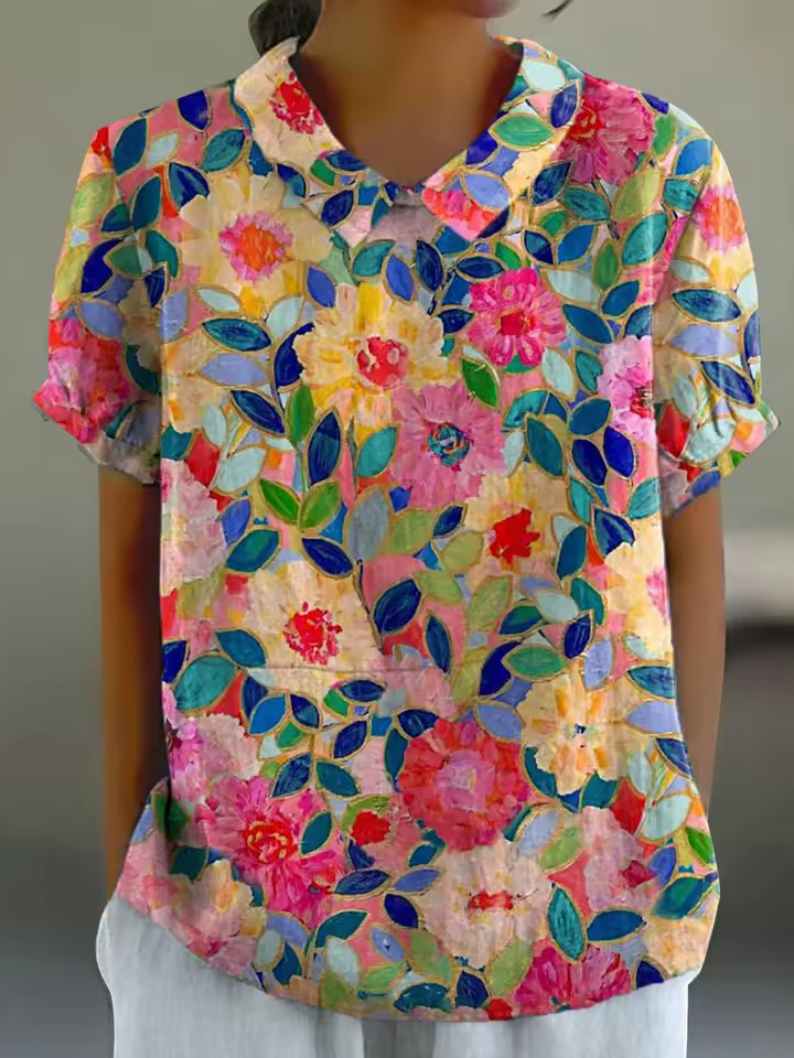 Cleo | Bright Bloom Shirt Relaxed Fit