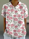 Flora | Classic Rose Shirt Relaxed Fit