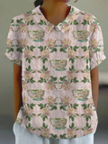 Cleo | Vintage Floral Shirt Relaxed Fit