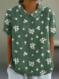 Sienna | Green Floral Shirt Relaxed Fit