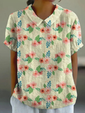 Mila | Blush Floral Shirt Relaxed Fit