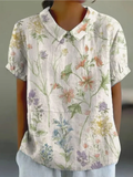 Mila | Pastel Floral Shirt Relaxed Fit
