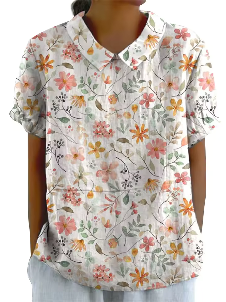 Bella | Ditsy Floral Shirt Relaxed Fit