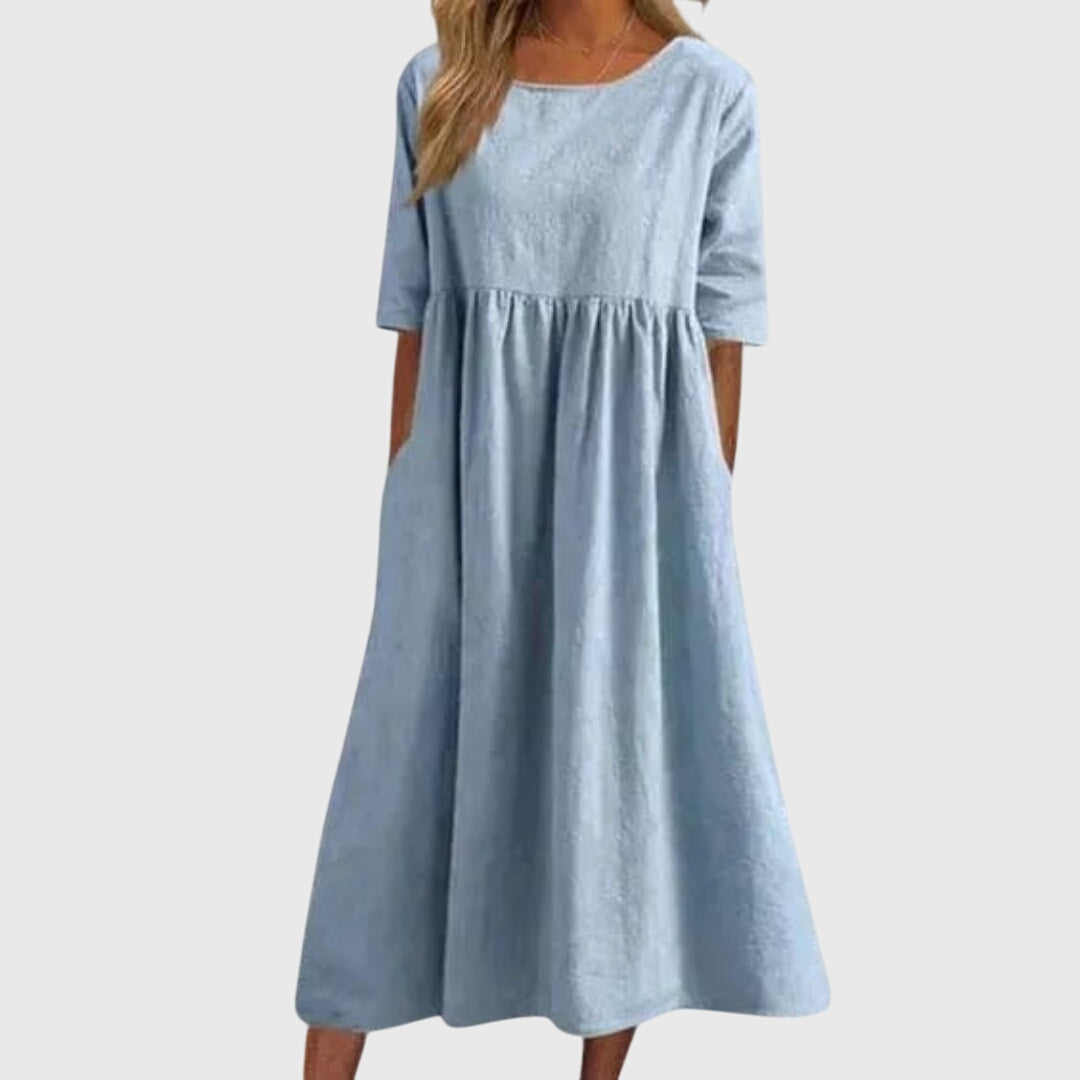 Hailey | Elegant Short-Sleeved Dress