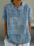 Amelia | Patchwork Shirt Relaxed Fit