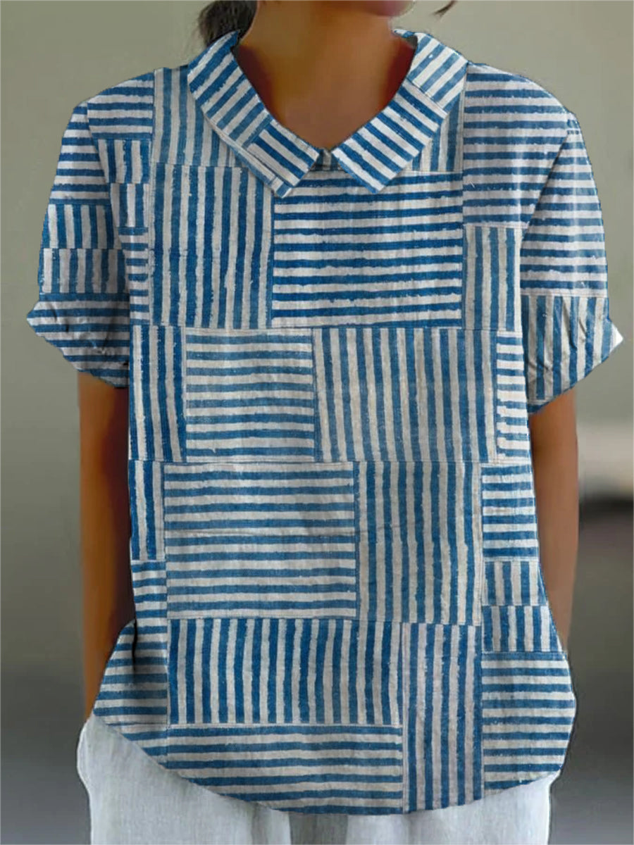 Amelia | Patchwork Shirt Relaxed Fit