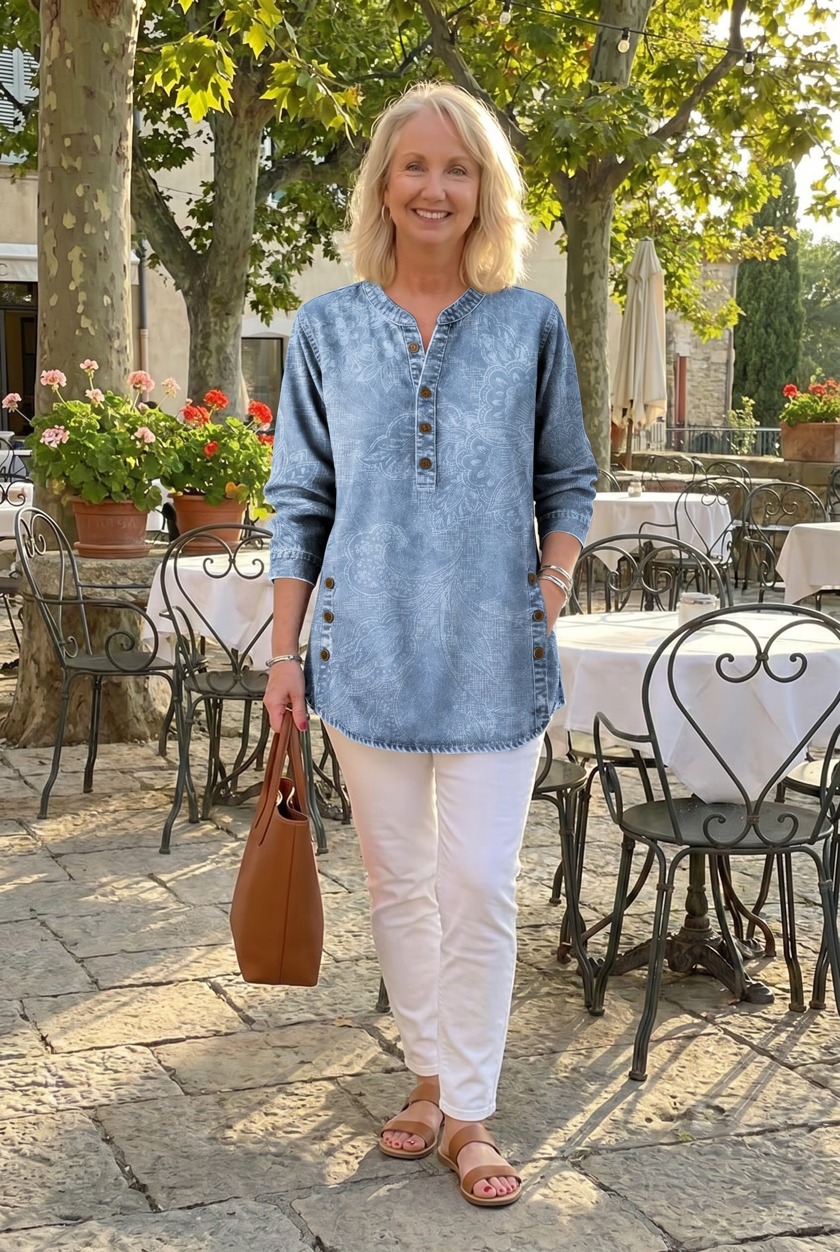 Livia | Stylish & Comfortable Button-up Blouse